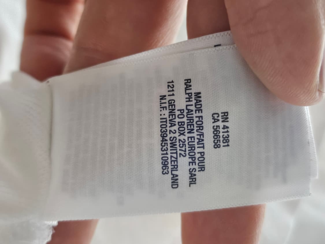 폴로랄프로렌 빅포니 화이트 pk티 카라티 카라티셔츠 M 상품이미지8