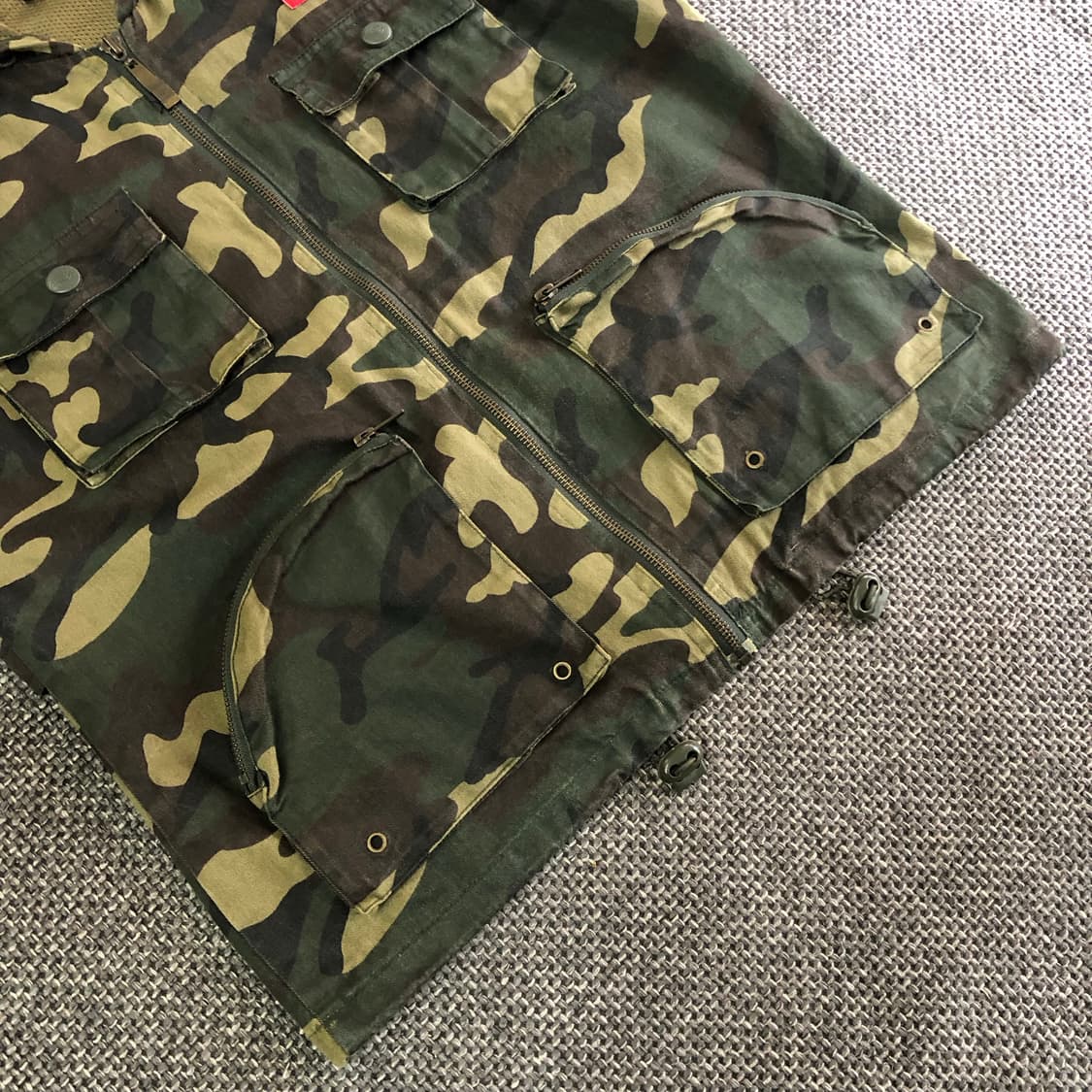 [L] Dickies 카모플라주 후드 베스트 상품이미지4