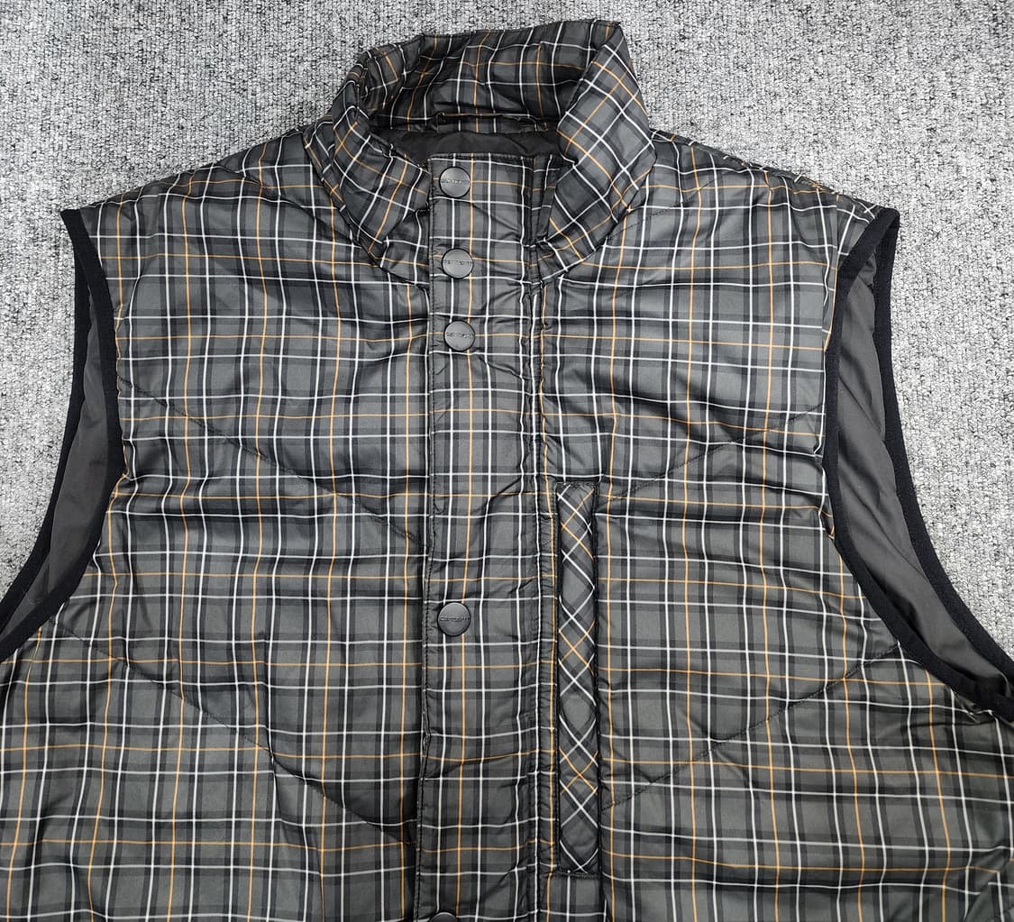 칼하트 체크 패턴 패딩 베스트 조끼 L 상품이미지4