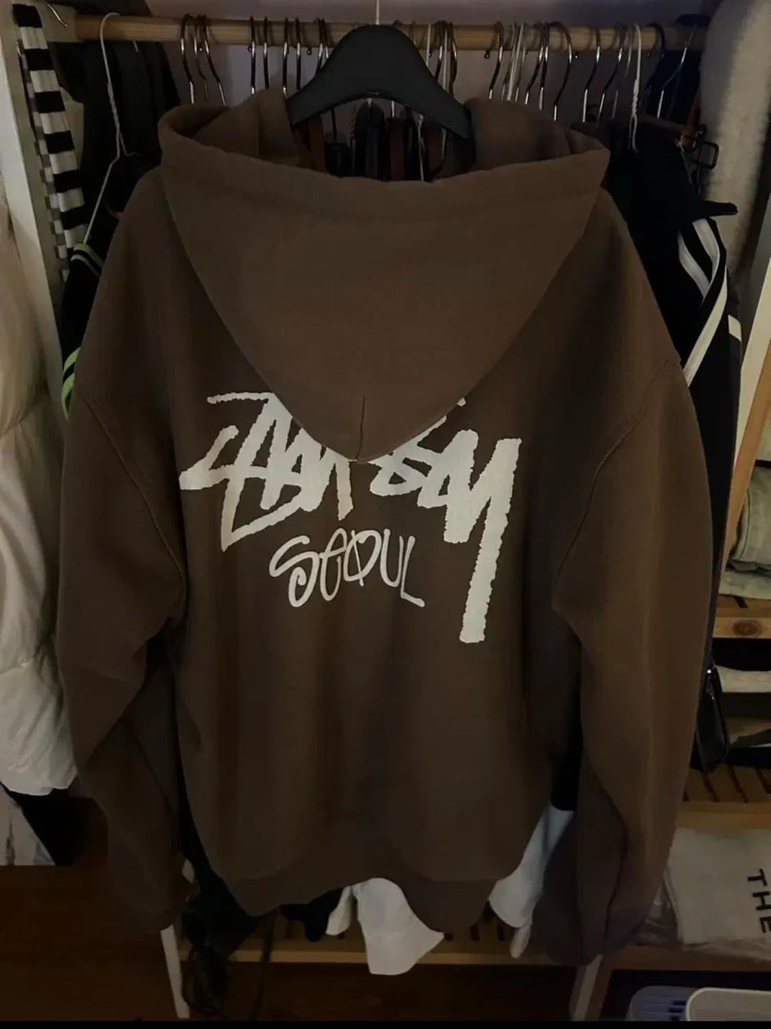 스투시 서울 커피 후드집업 상품이미지2
