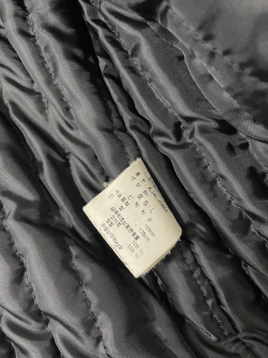 빈티지9. ASK 에스크 소가죽 자켓 퍼 탈부착 누빔 라이더 점퍼 레더 상품이미지5