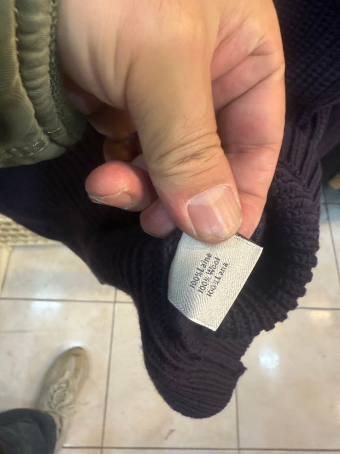 95-100 정품 에르메스 가디건 팝니다 상품이미지3