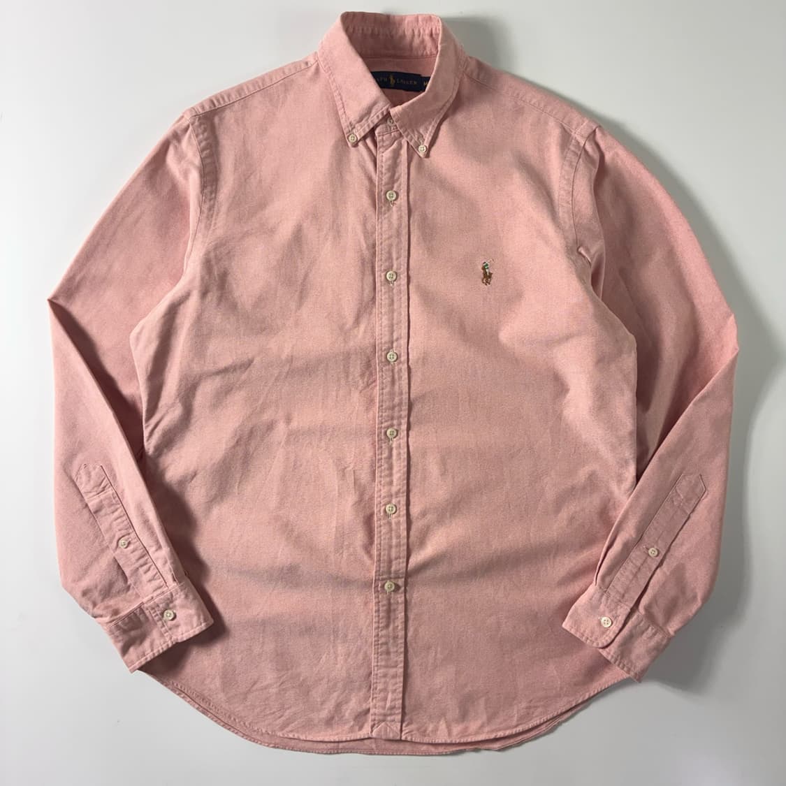 Polo  폴로 랄프로렌 자수 코튼 핑크 옥스퍼드 셔츠  상품이미지1