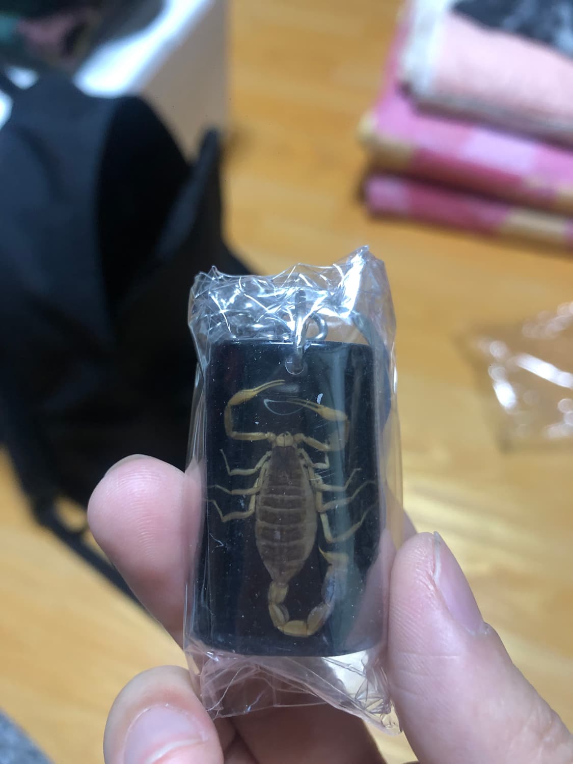 2. 실제 전갈 키홀더 키체인 블랙 열쇠고리 상품이미지1