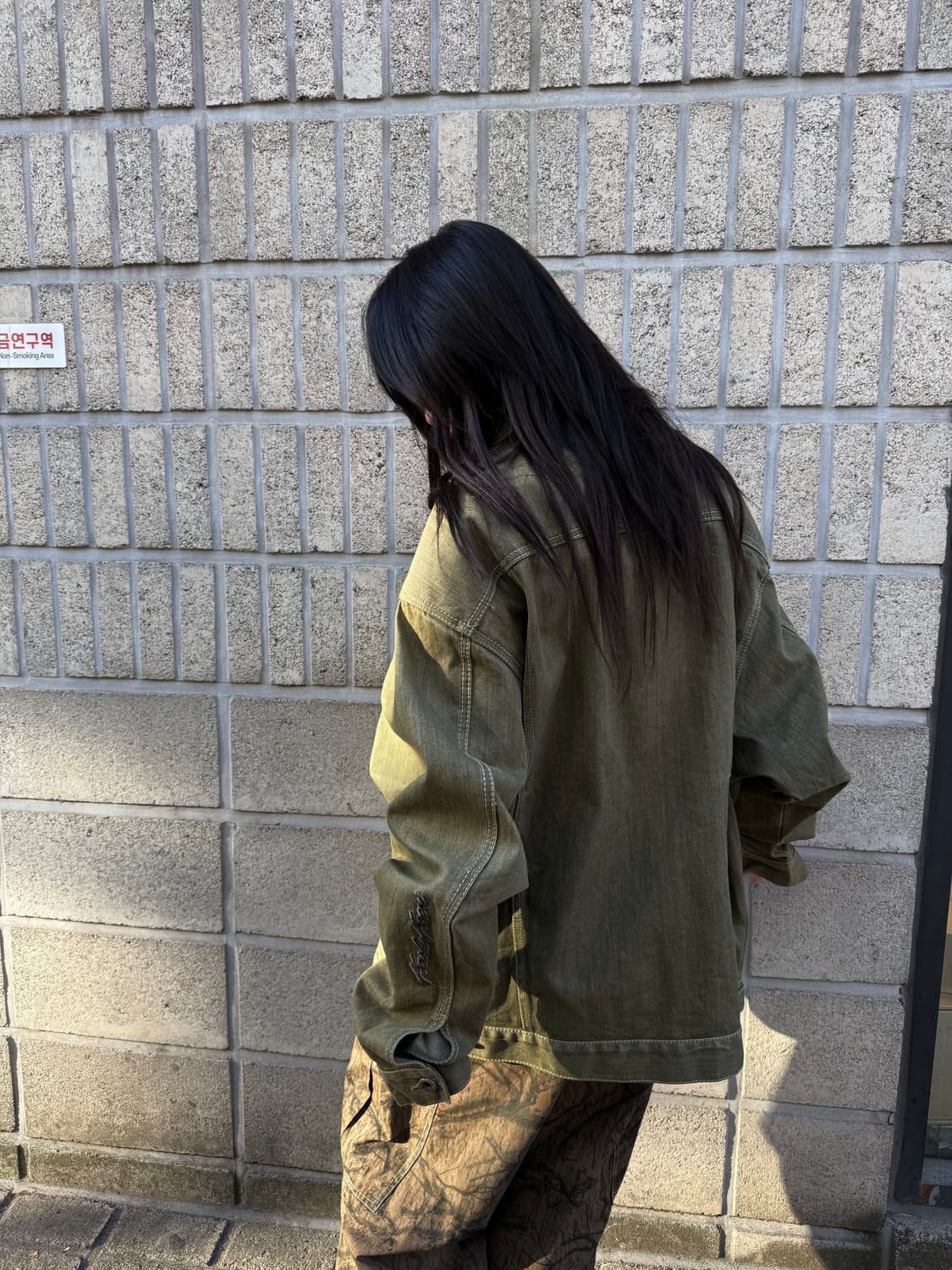 칼카니 오버사이즈 로고 데님자켓 상품이미지3