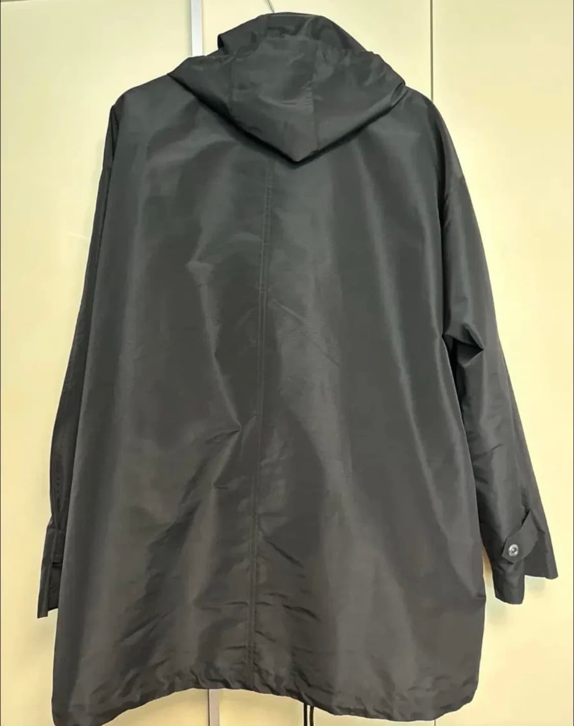 오라리 실크 후디드 블루종 블랙 5사이즈 상품이미지4