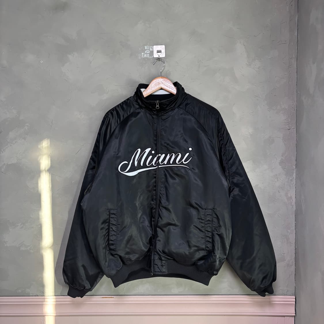 세컨모놀로그 투웨이 마이애미 베이스볼 바시티 자켓 상품이미지1