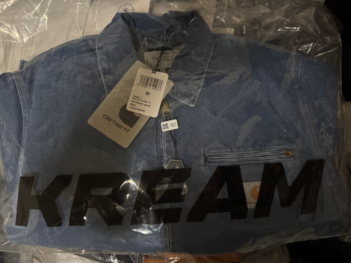 칼하트 WIP 노르코 데님 OG 디트로이트 자켓 블루 스톤 워시드 상품이미지2