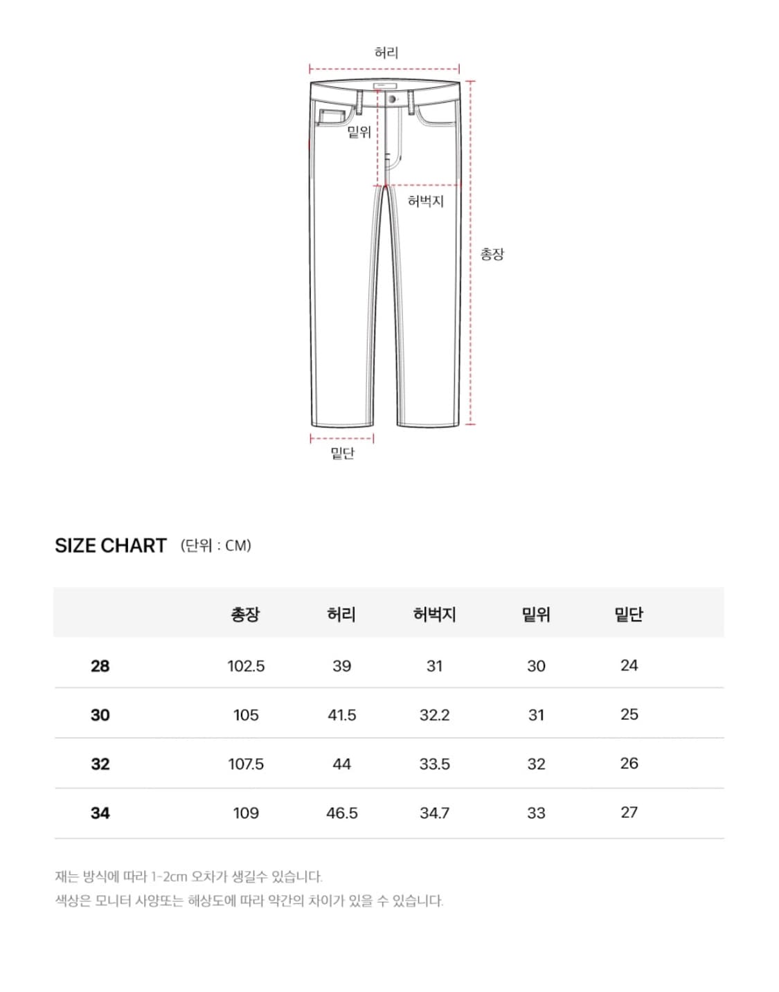 피스워커 Brody 데님 팬츠 청바지 32 상품이미지6