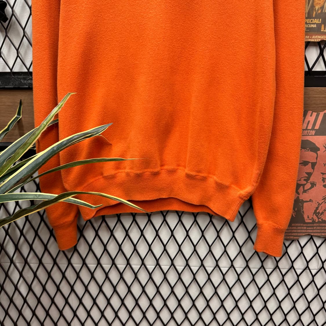 폴로 랄프로렌 니트 블랙 포니 로고 포인트 오렌지 상품이미지4