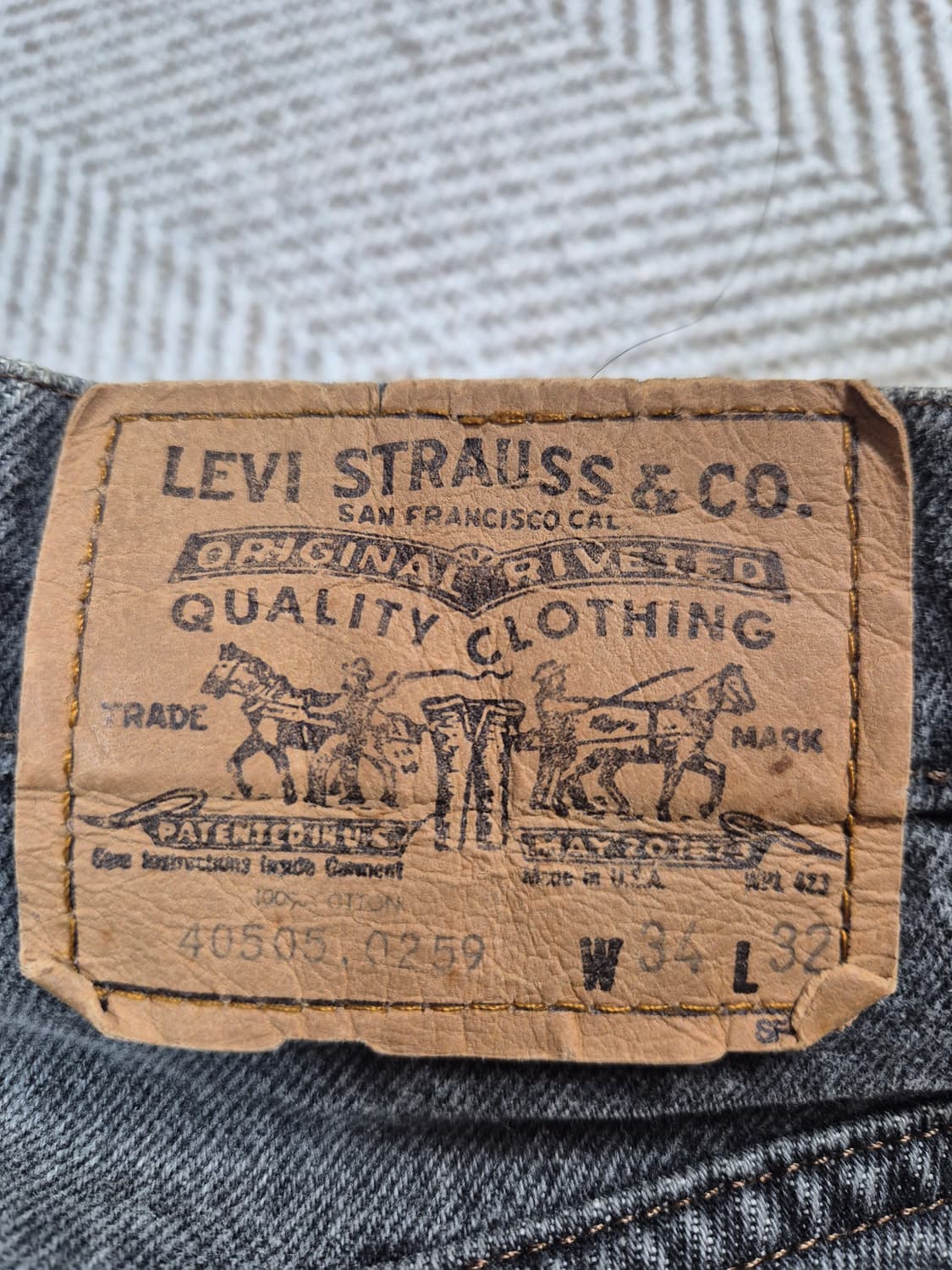 리바이스 80s 미제 505  상품이미지10