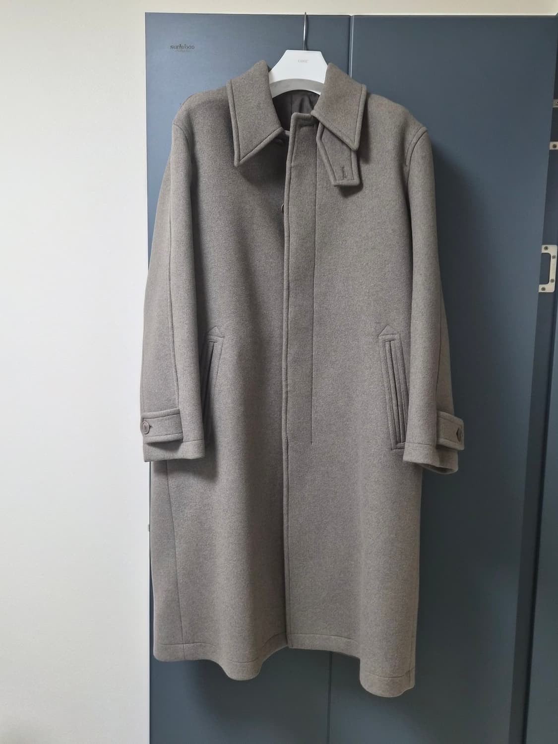 쿠어 발마칸 코트 멜란지토프 L사이즈 상품이미지1