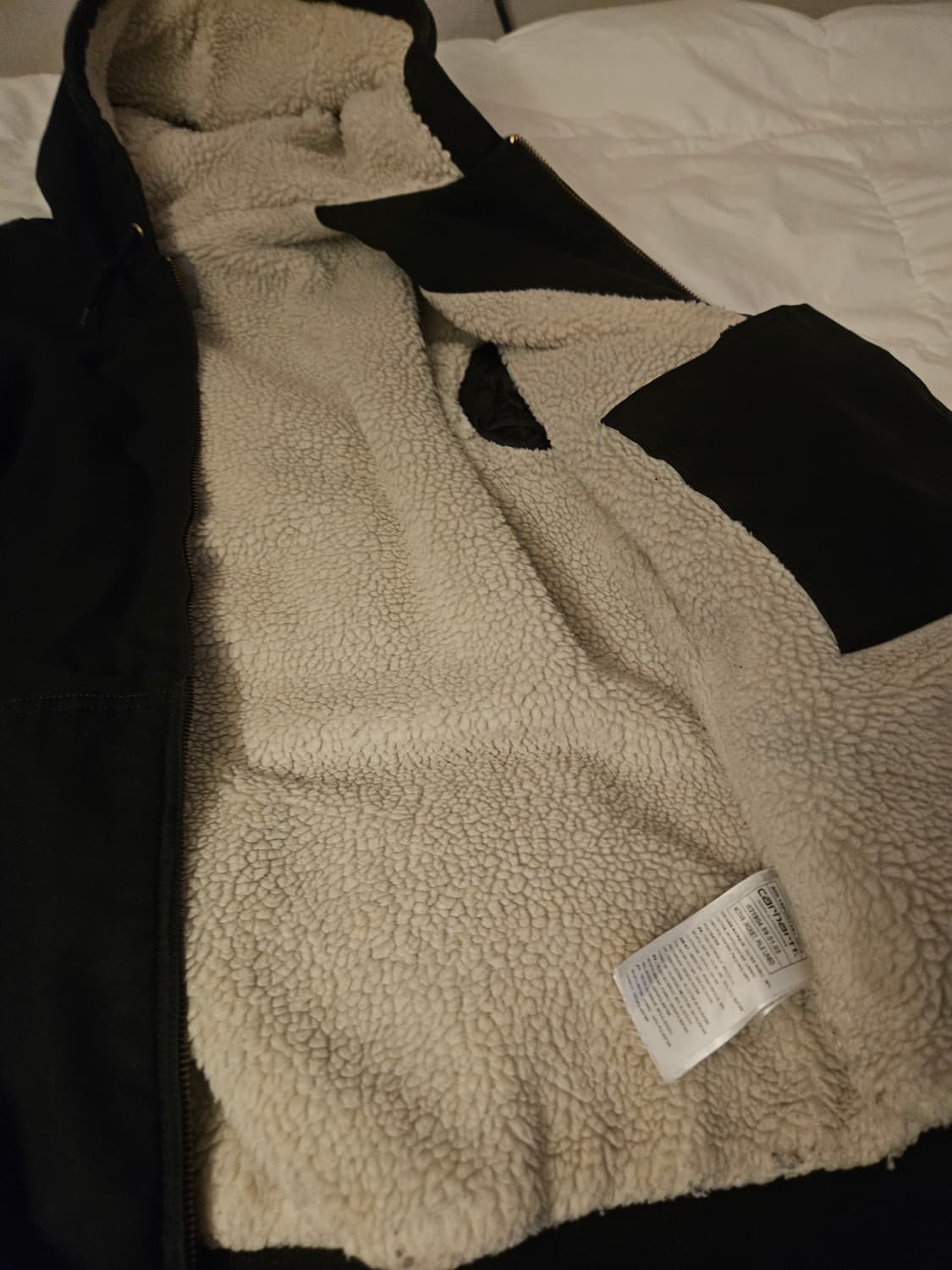 희귀 매물 칼하트 양털 후드집업 상품이미지3