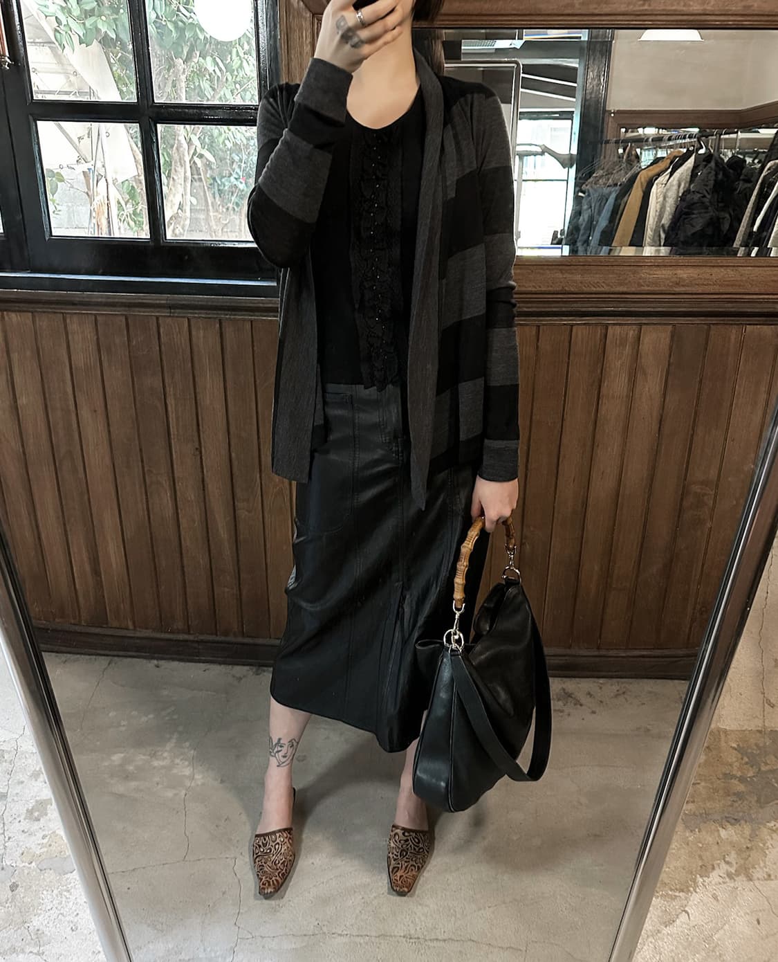 THEORY stripe wool cardigan 상품이미지2