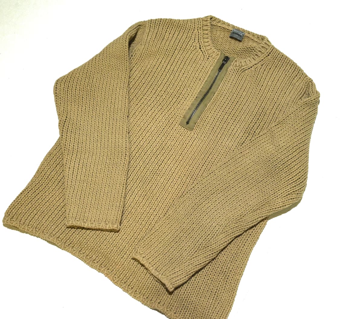 Jil sander 2000s low gage zip knit  상품이미지1