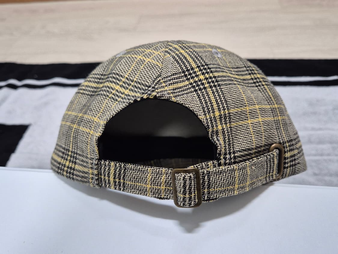 (os) 스투시 빅로고 체크 캡 모자  Stussy check cap 상품이미지3