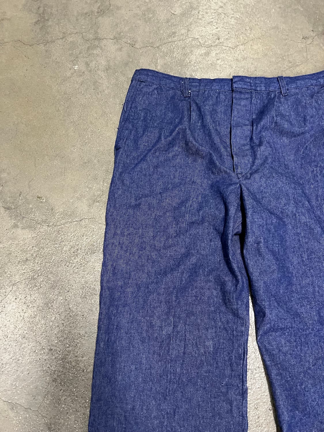 (DEADSTOCK)(36인치)OLD FRENCH 데님 프렌치워크팬츠 상품이미지6