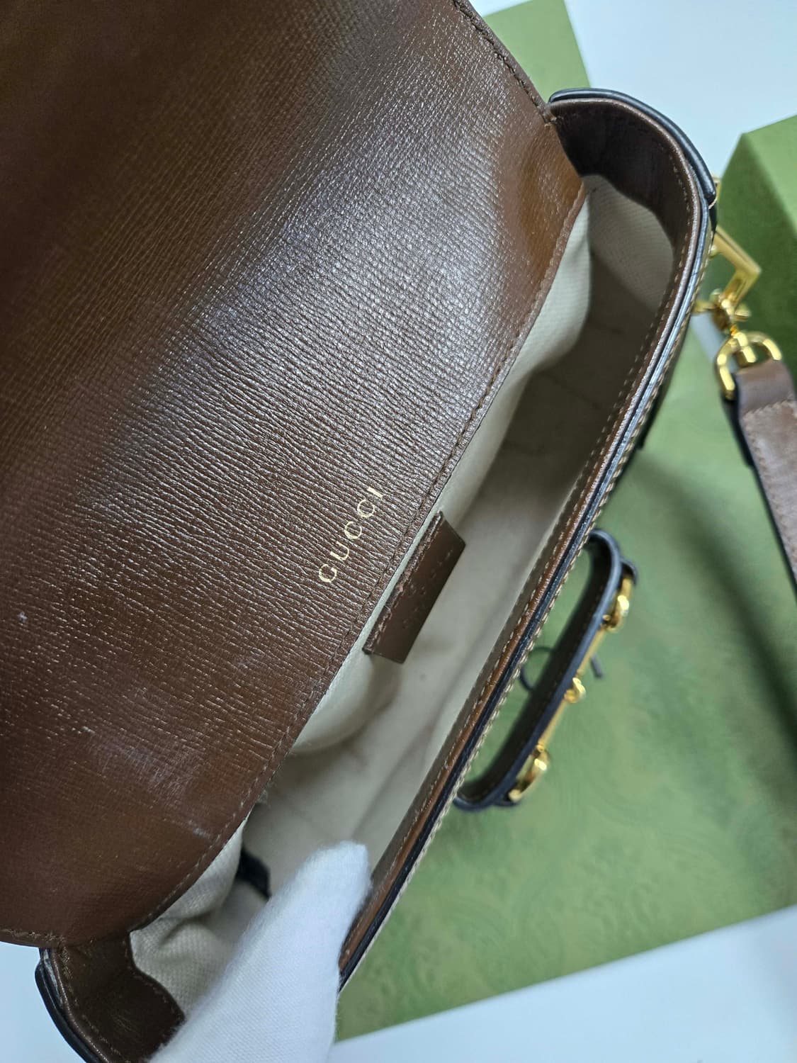 [A급컨디션] 구찌 홀스빗 수프림 숄더백 미니 상품이미지6