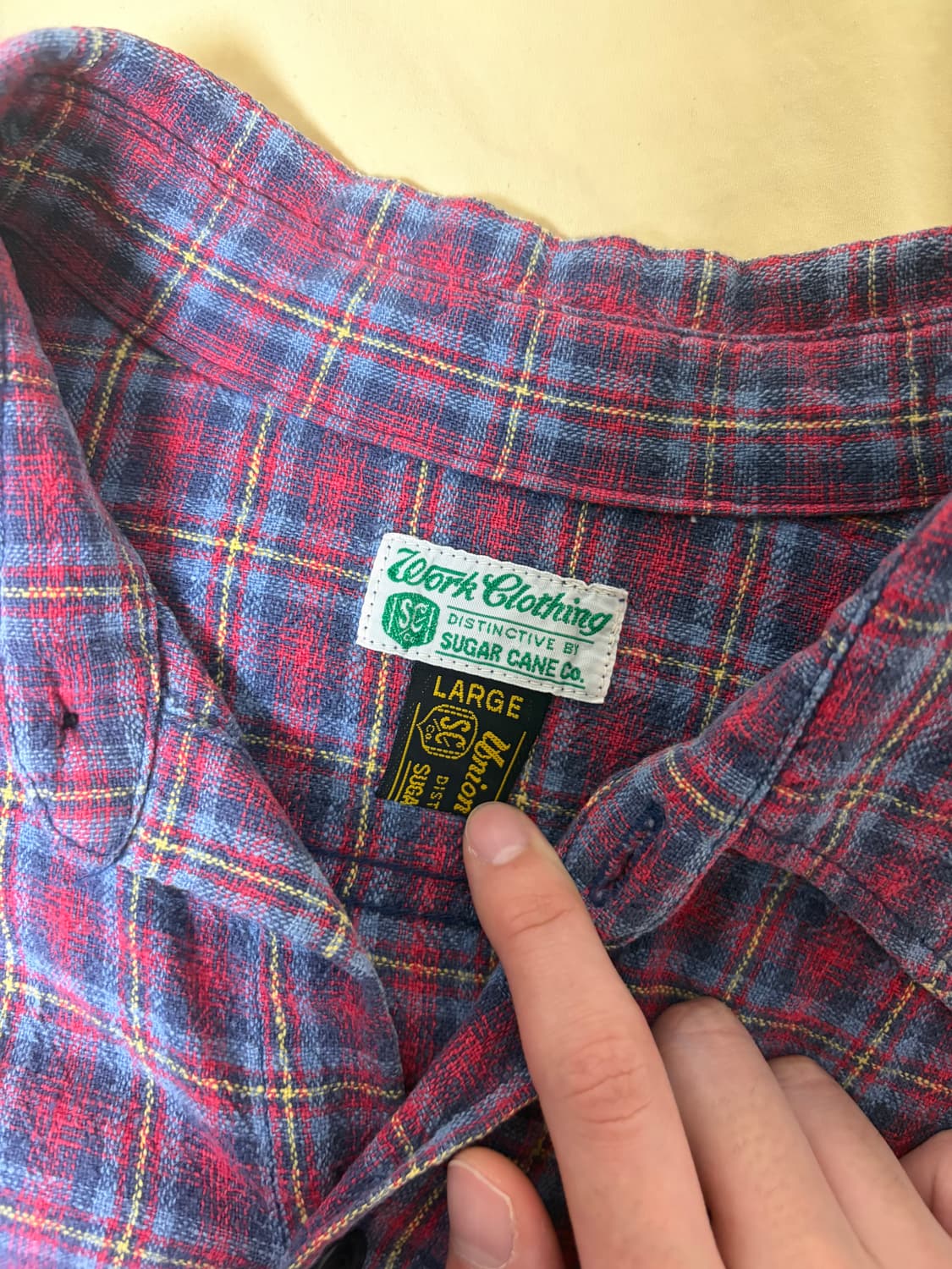 슈가케인 워크 셔츠  L 상품이미지2