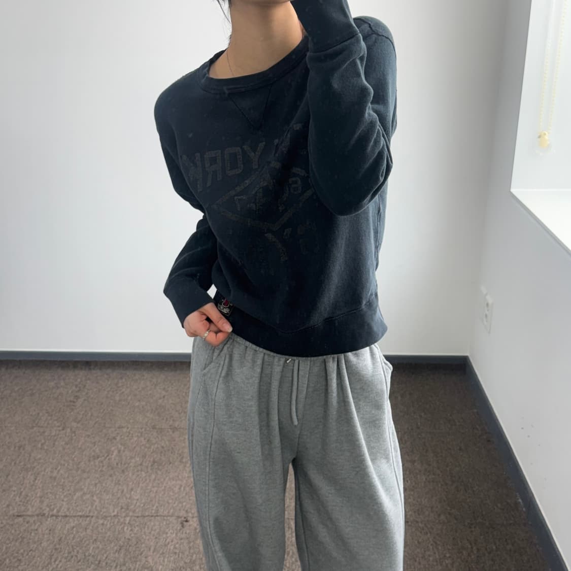 Polo 폴로 뉴욕 블랙 맨투맨 상품이미지2