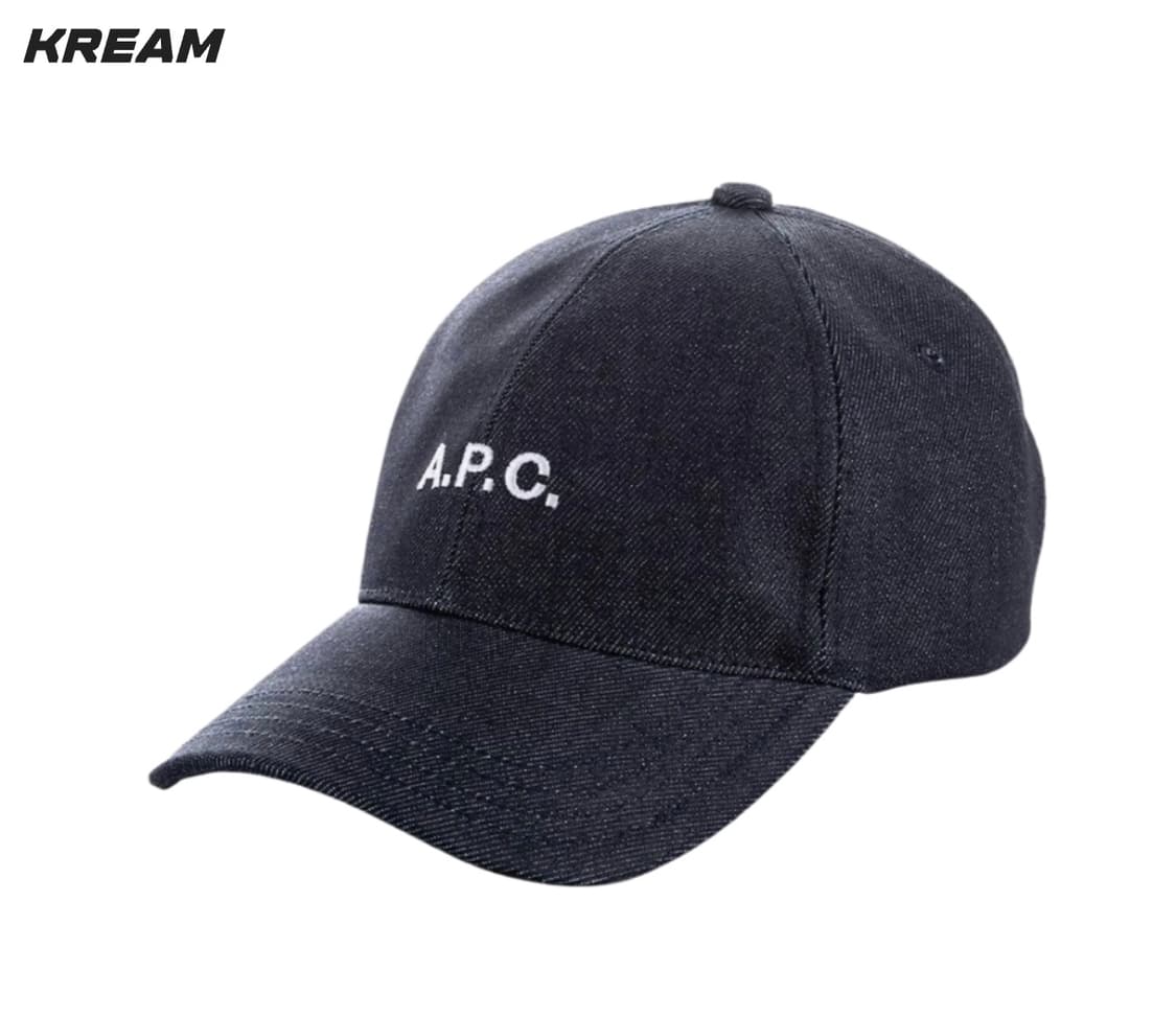 아페쎄 베이스 볼 캡 인디고 상품이미지1