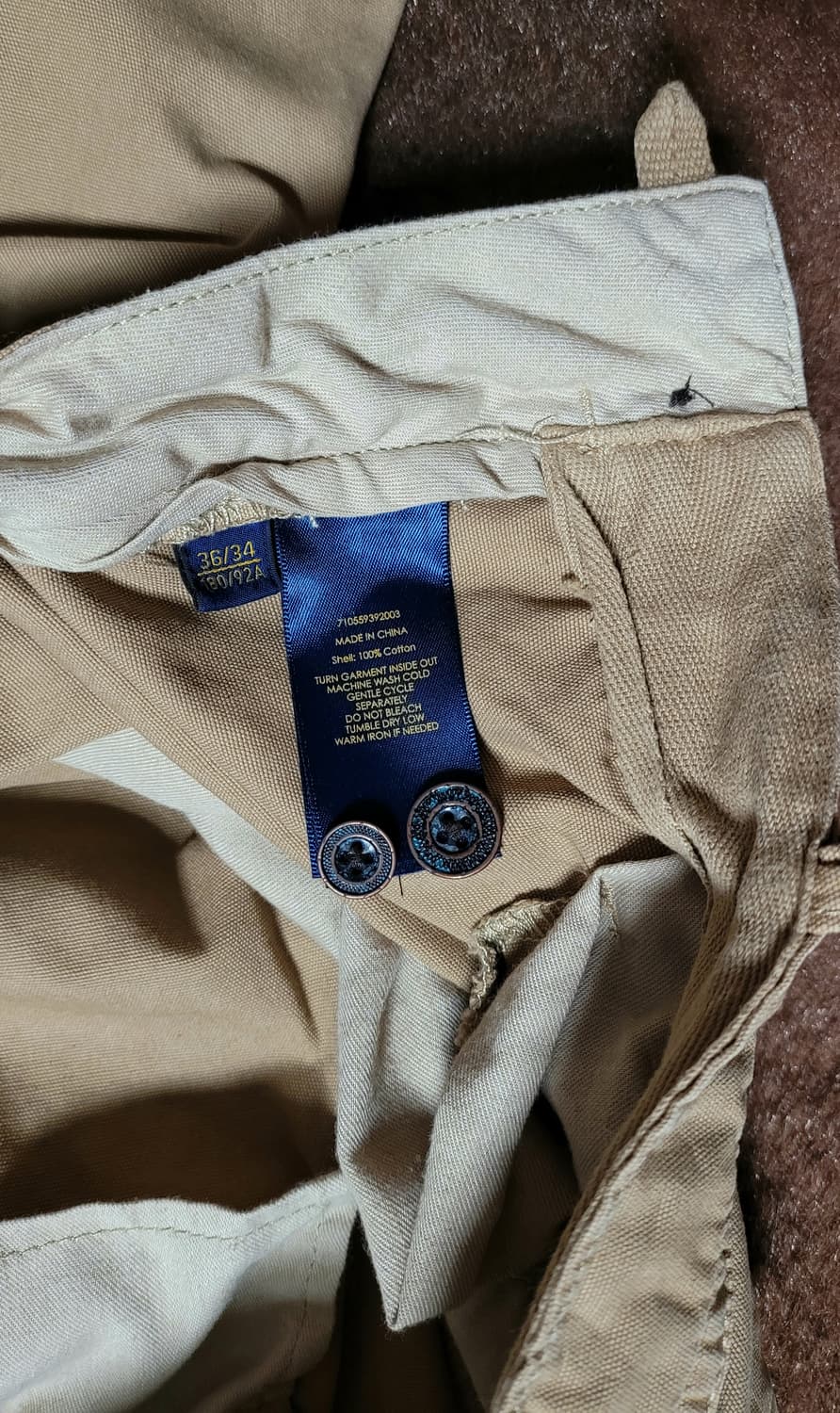 폴로 랄프로렌 남성용 카멜 코튼팬츠(36/34) 상품이미지7