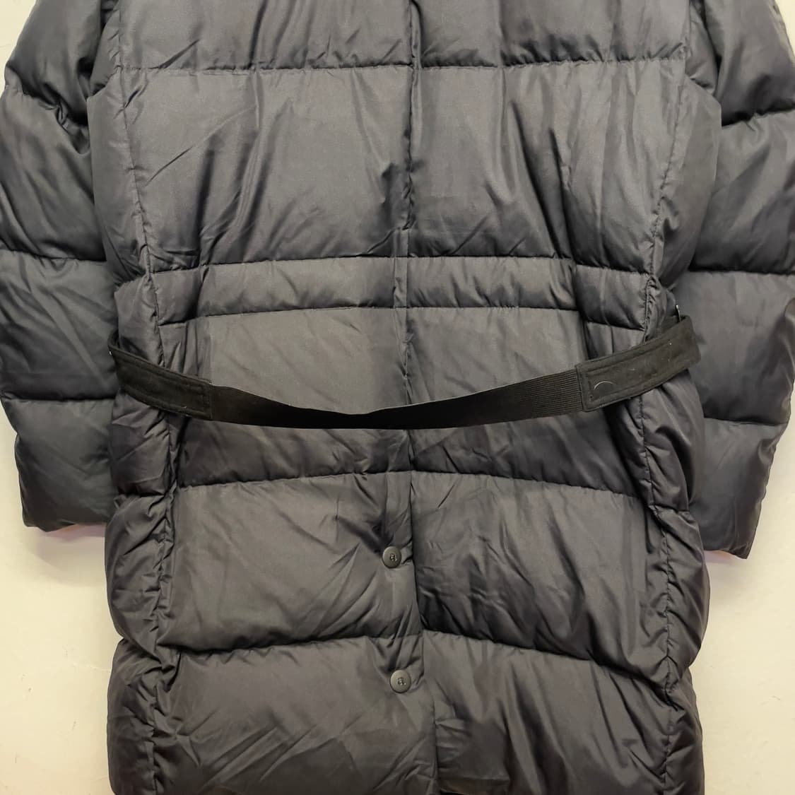 알레그리 구스다운 블랙 롱 패딩   상품이미지6