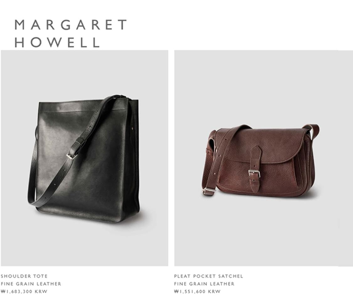 Margaret Howell 고급스러운 토트백 상품이미지10