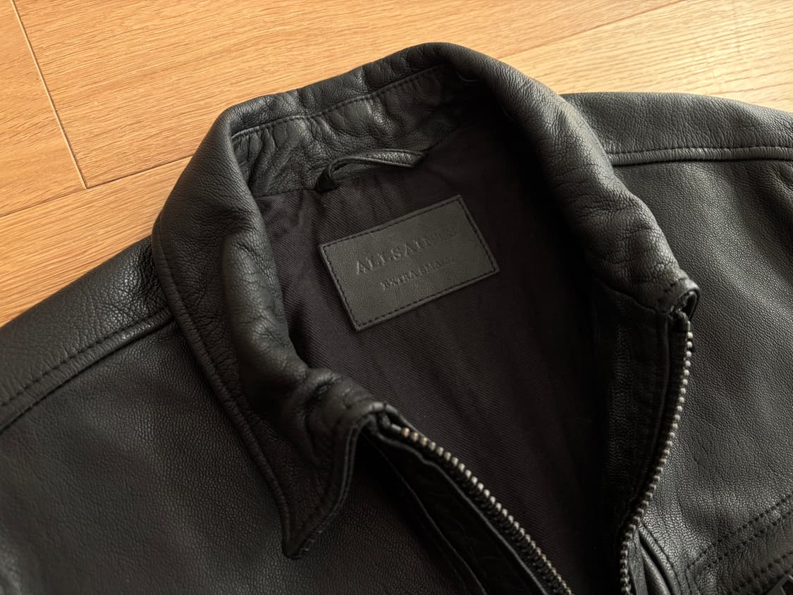 올세인츠 라크 레더 가죽 자켓 xs(90) 상품이미지2