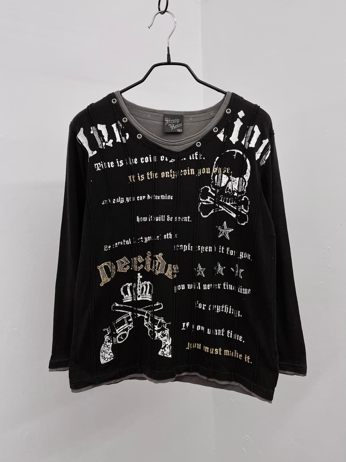 레이어드 디테일 펑크 슬리브 상품이미지5