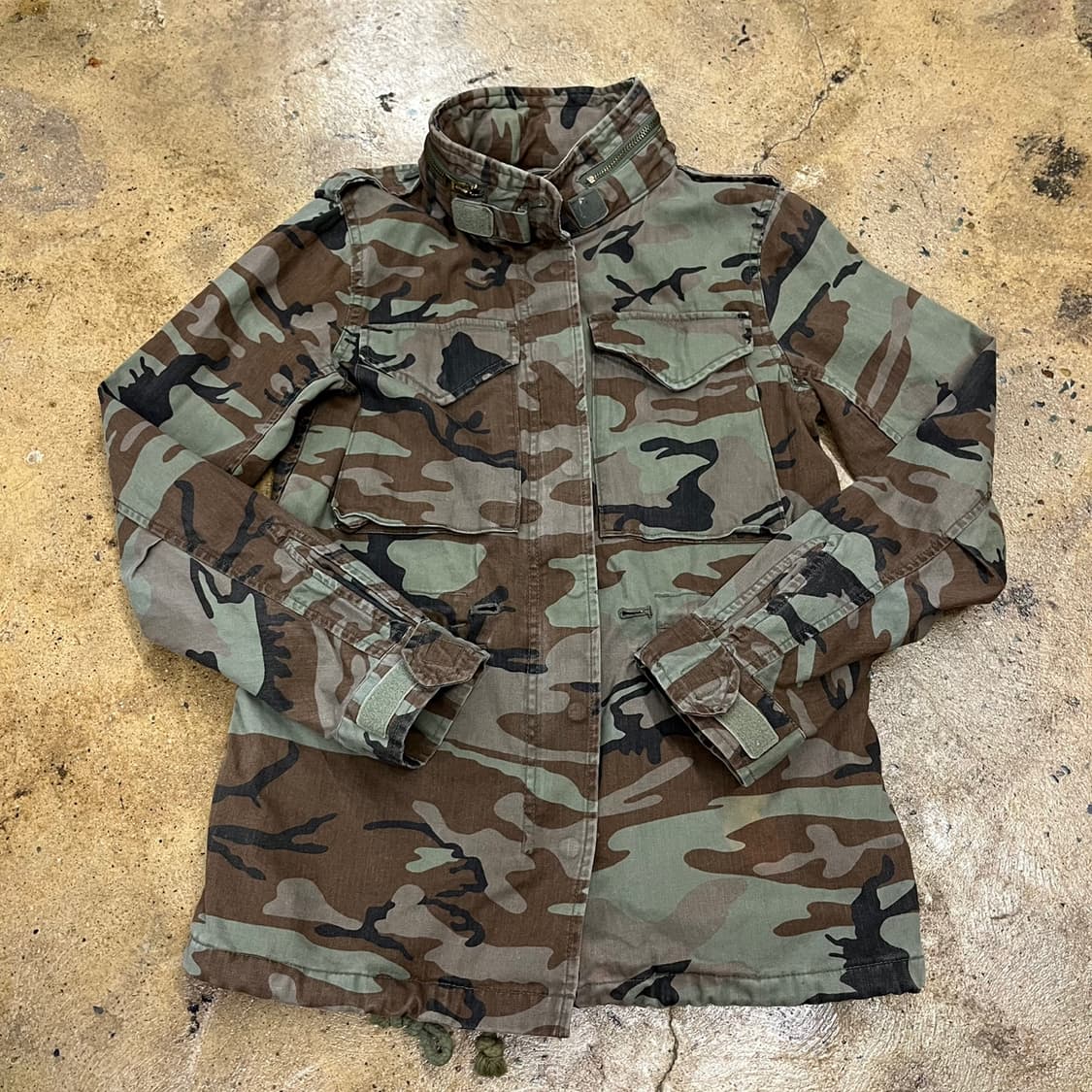 [정품/S] 랄프로렌 밀리터리 카모 성조기 자켓 b15 상품이미지2