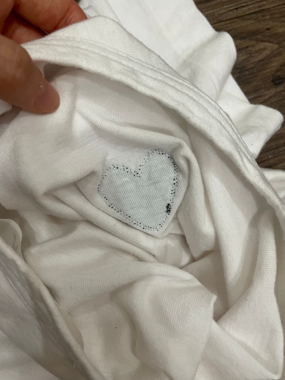 꼼데가르송 블랙와펜 반팔 티셔츠 화이트 상품이미지8