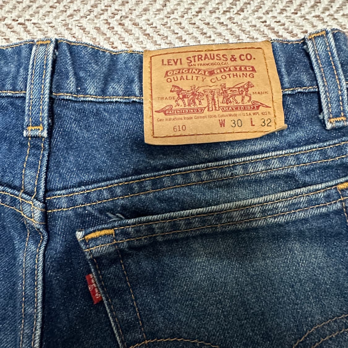 LEVI'S 610 90's usa made vintage jenas 상품이미지5