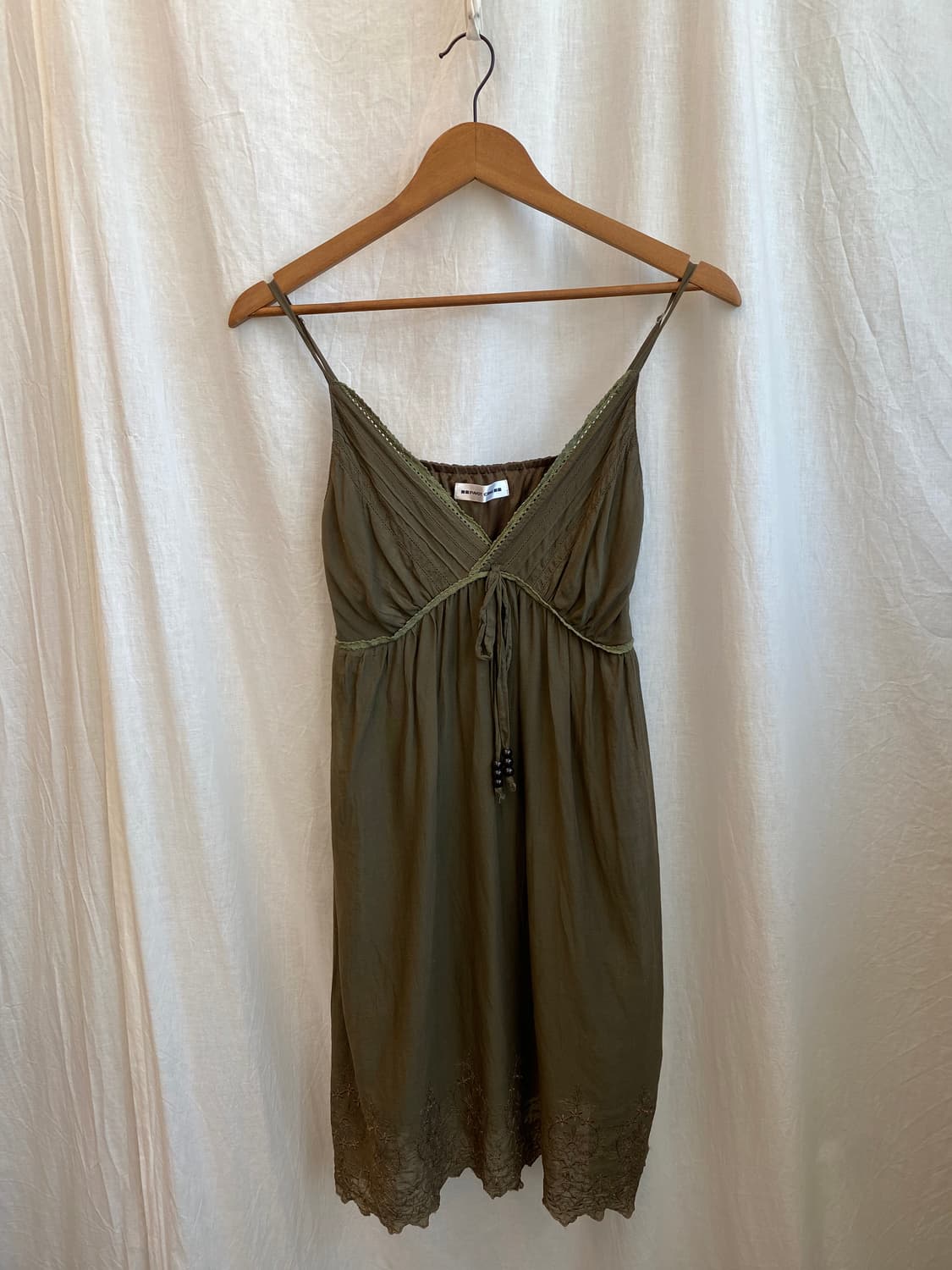 PAVOT CLING 카키 롱슬리브리스탑(M) 상품이미지2