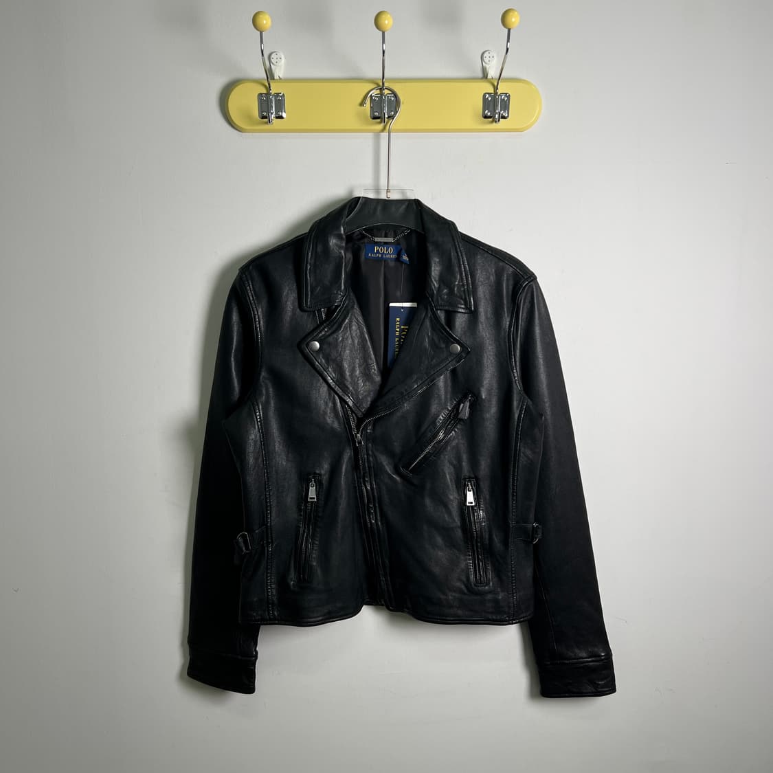 폴로 랄프로렌 램스킨 더블 라이더 자켓 L 상품이미지1