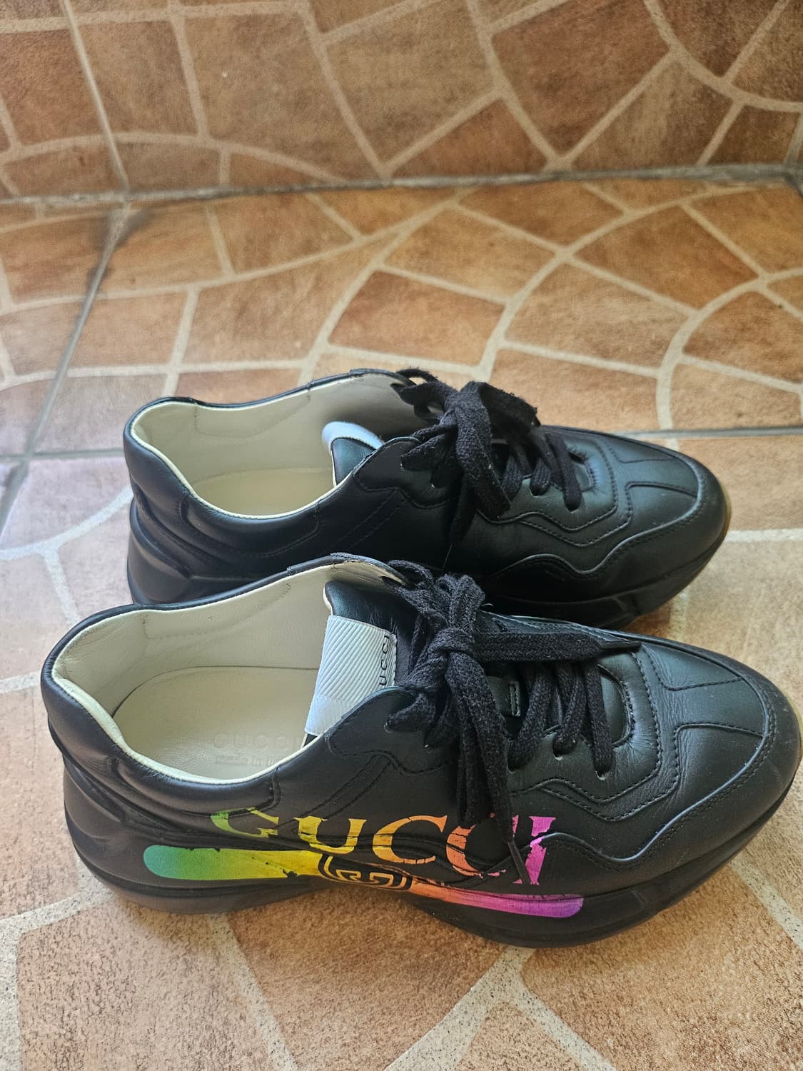 구찌 레인보우 여성 스니커즈 36.5사이즈 상품이미지4