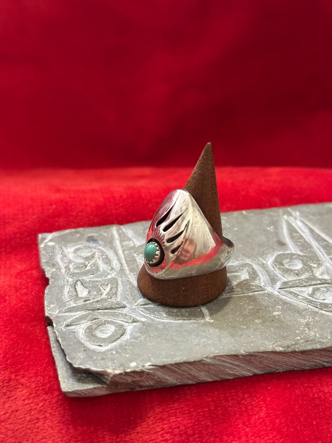 Vintage 925 Silver Bear Claw Turquoise R 상품이미지2