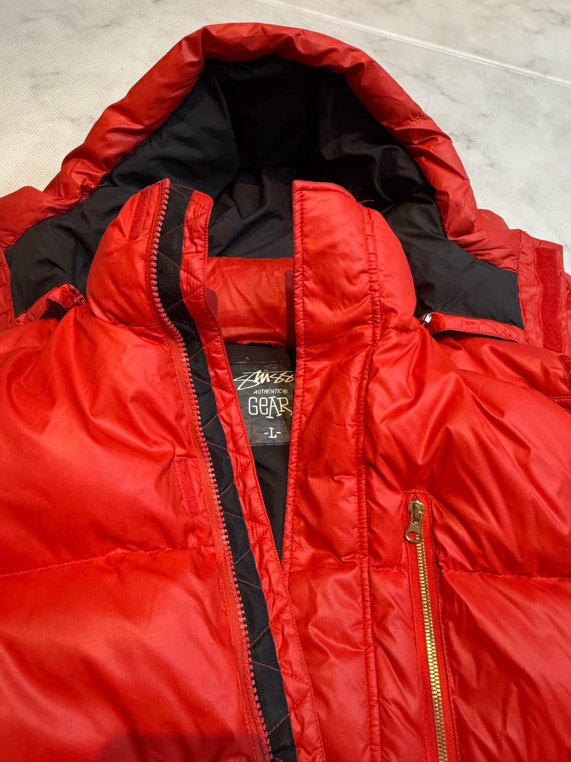 Stussy 스투시 포일 덕다운 패딩 자켓 상품이미지5