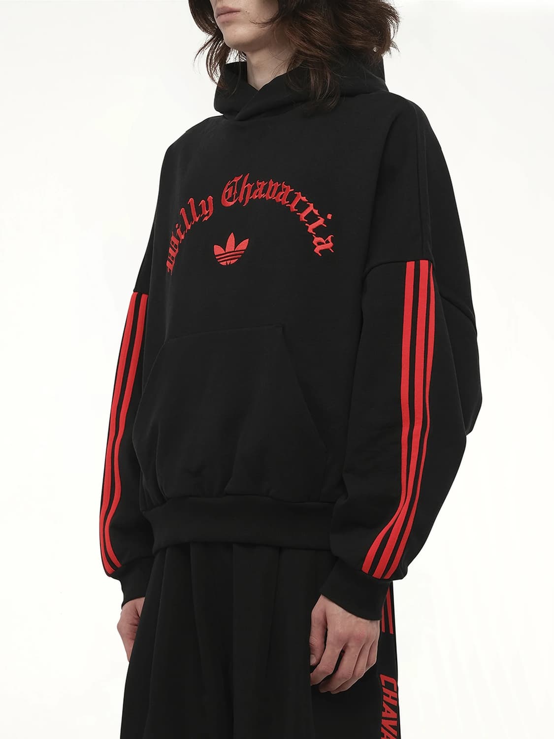 아디다스 X 윌리 차바리아 헤비웨이트 후드블랙 - S (KR 사이즈) 상품이미지4