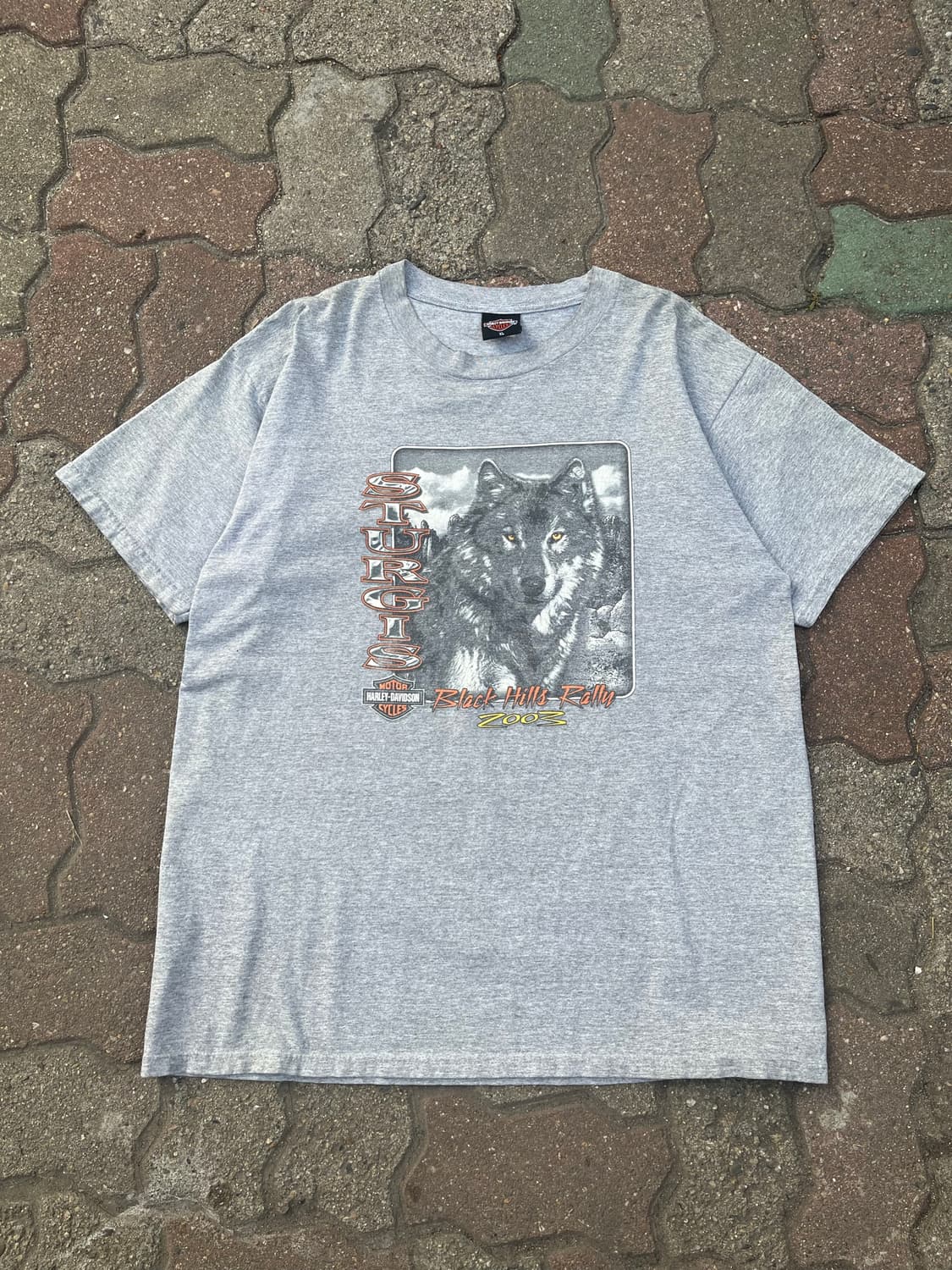 XL) Harley Davidson Wolf T Shirts 상품이미지1