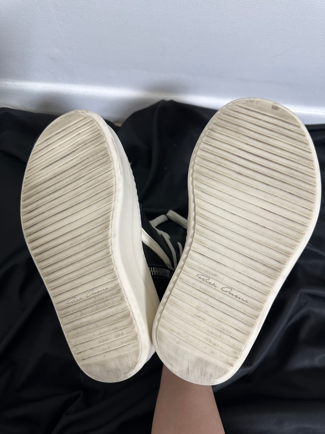 릭오웬스 메가범퍼 지오바스켓 블랙밀크 [37] 상품이미지5