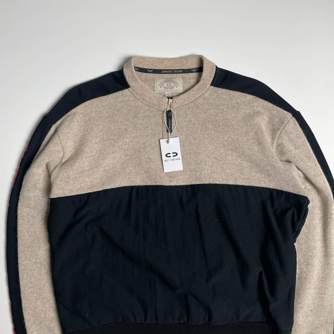 90's armani jeans 울나일론 레이어드 아노락 (italy)  상품이미지3