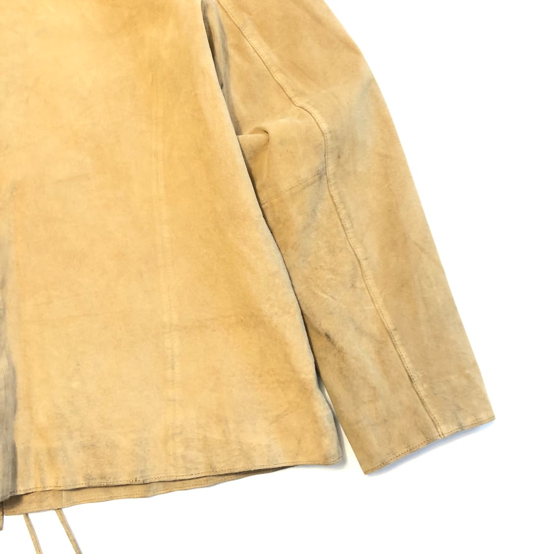 1990s 빈티지 샌드베이지 웨스턴 레더자켓  상품이미지6