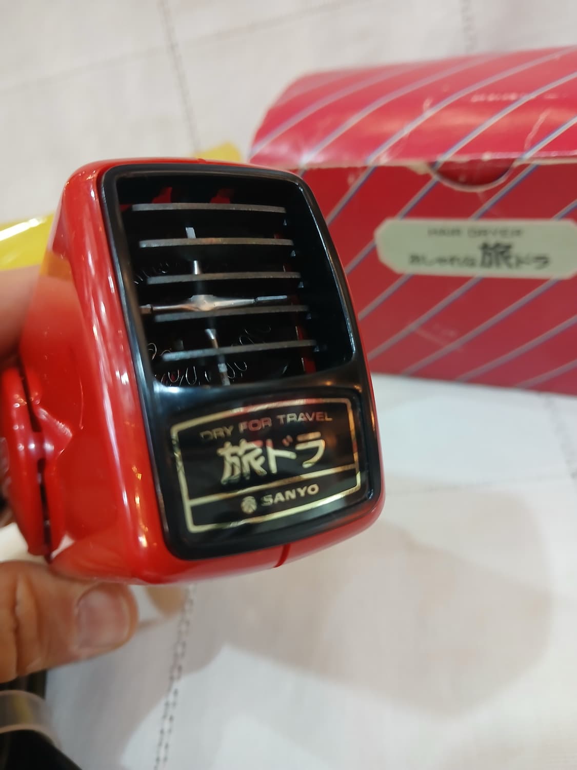 일본 빈티지 산요 미니 헤어드라이어 상품이미지3