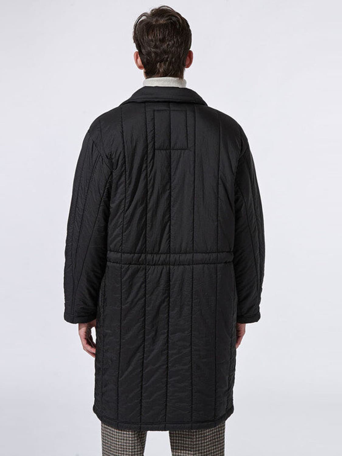 블랙 캐시미어 롱패딩 상품이미지3