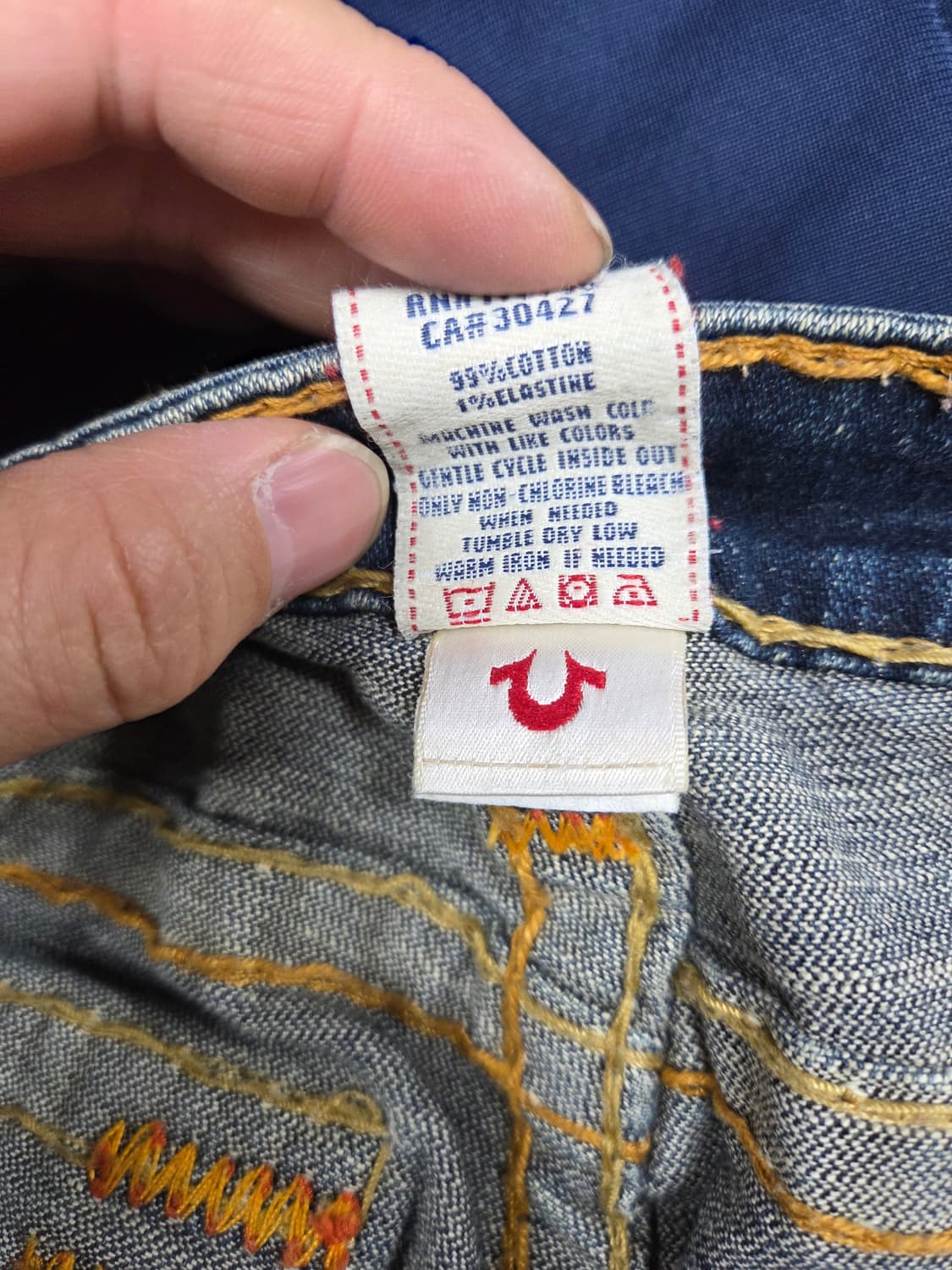 트루릴리전 스티치 데님팬츠 28 상품이미지5