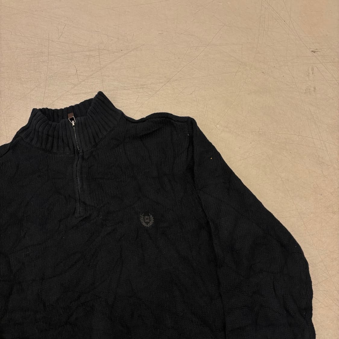 챕스랄프로렌 반집업 블랙 니트 상품이미지2