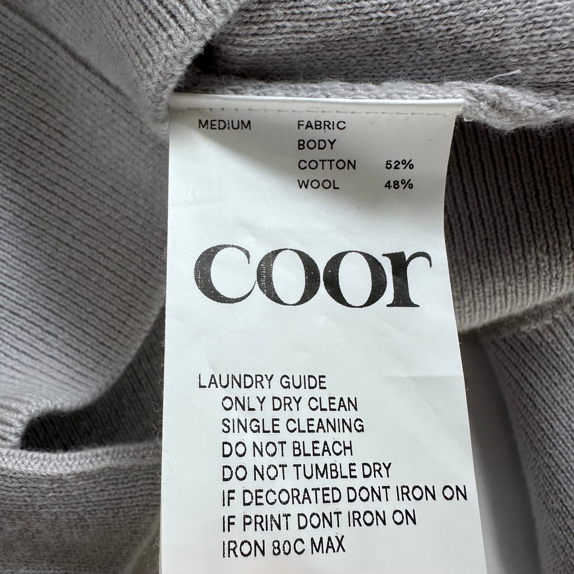 쿠어 엘보디테일 울 가디건 상품이미지6