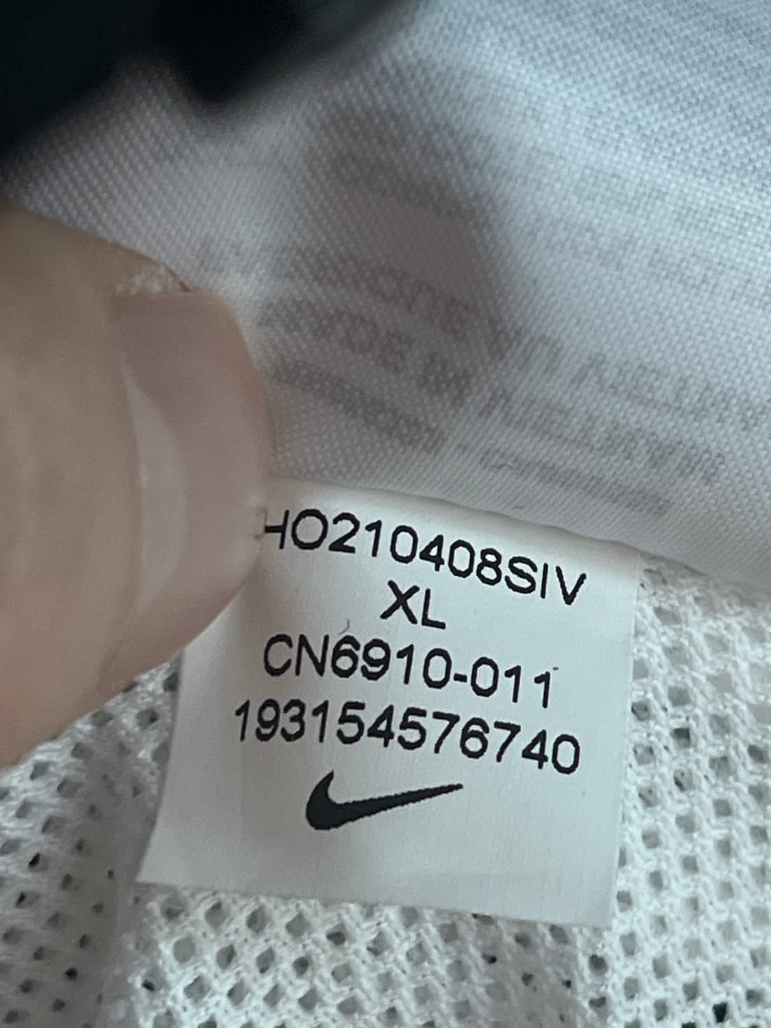 나이키 윈드러너 바람막이 블랙/화이트 [XL] 상품이미지7