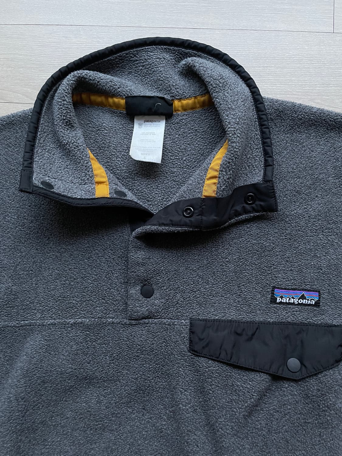 파타고니아 신칠라 니켈 블랙 그레이 플리스 patagonia 상품이미지4